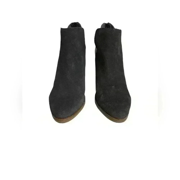 Dolce Vita DV8 Shai Mixed Material Heeled Gray Bootie Boots Shoes Size 9 - Picture 2 of 7